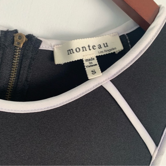 Monteau Dress black and white Size small - Picture 2 of 3